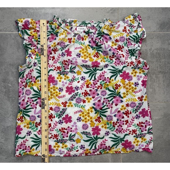 THML Show Out Top - Pink - Flutter Sleeve - Medium - Picture 6 of 11